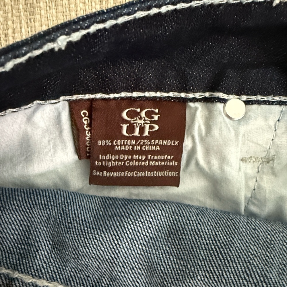 SUP Dark Indigo Women's Boot Cut Jeans SZ 7 - Picture 7 of 11